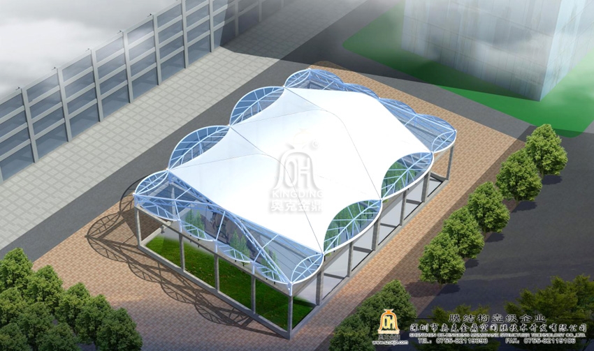 杭州開元森泊度假樂園中央設(shè)施膜結(jié)構(gòu)